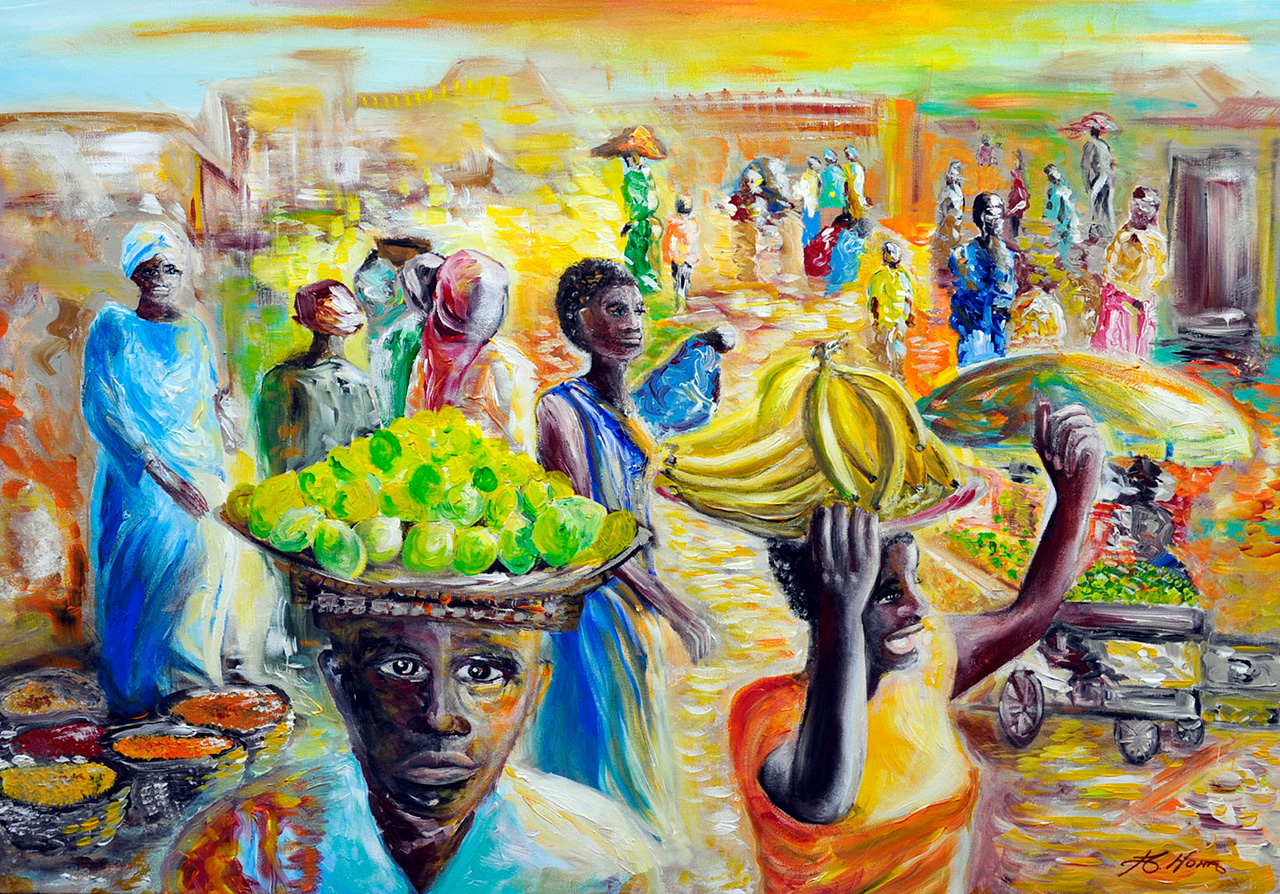 afrikanischer Markt