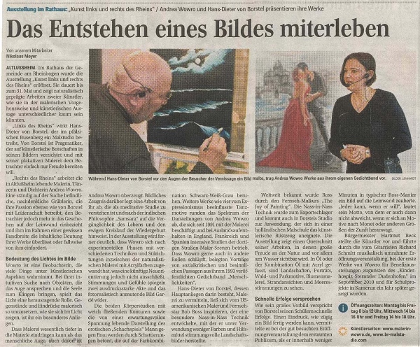 Presseartikel Rheinkunst 02 2010